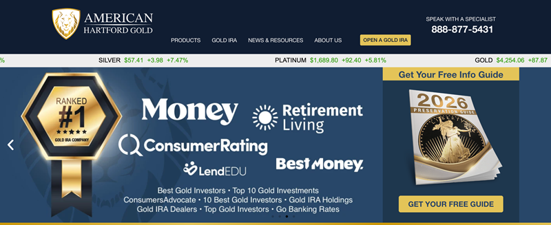 American Hartford Gold Home Page