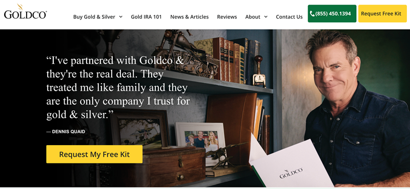 Goldco home page