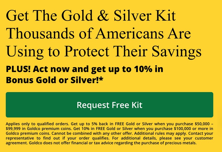 goldco's free gold and silver promotion
