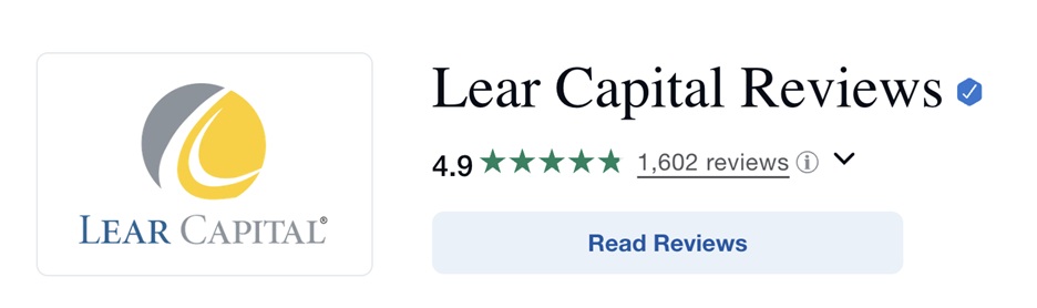 ConsumerAffairs rating for Lear Capital