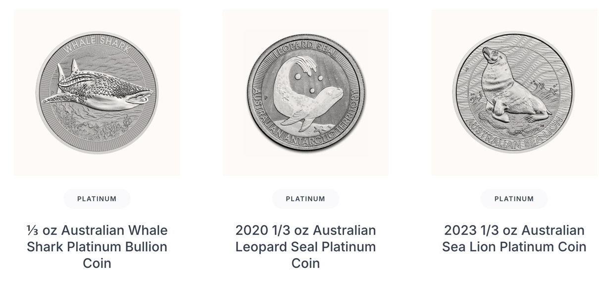 platinum coins from advantage gold